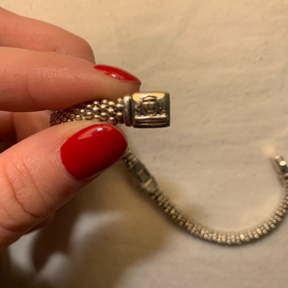 Lagos purple gemstone caviar bracelet - Picture 7 of 7